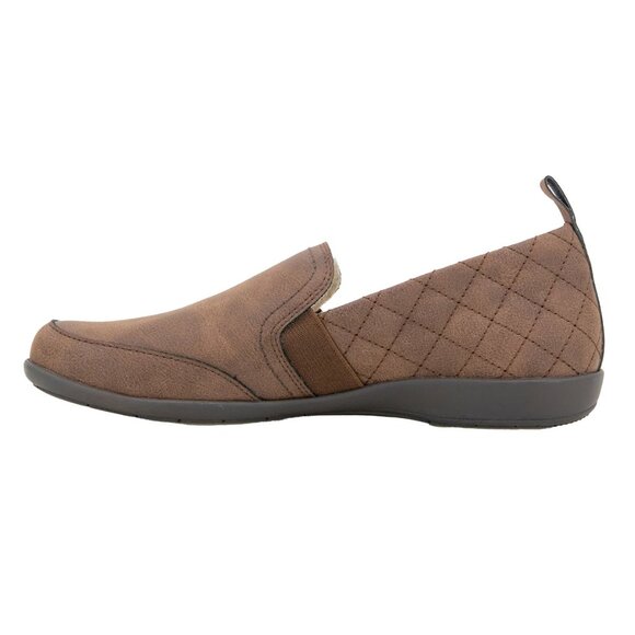 JSport Lisa Casual Cushioned Memory Foam Insole Slip On Shoes, Brown, 9 - Picture 2 of 5